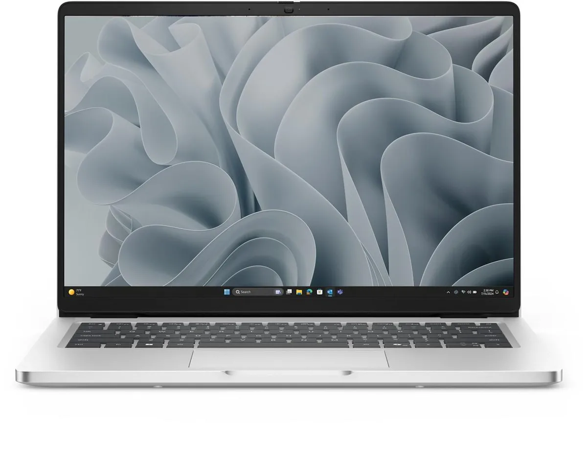 DELL DELL Pro 14 PC14255 laptop AMD Ryzen AI 7 350 16 GB 512 GB Windows 11 Pro Platinum Silver — product photo