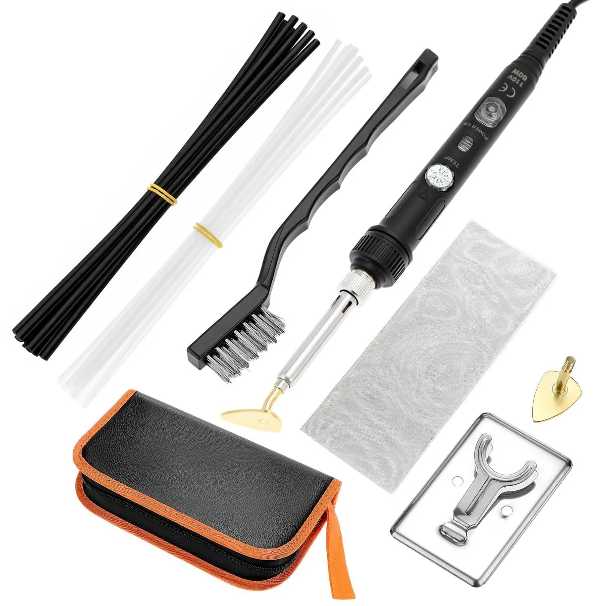  Plastic Welding Kit 80W 110V 200-480 40 Rods — product photo