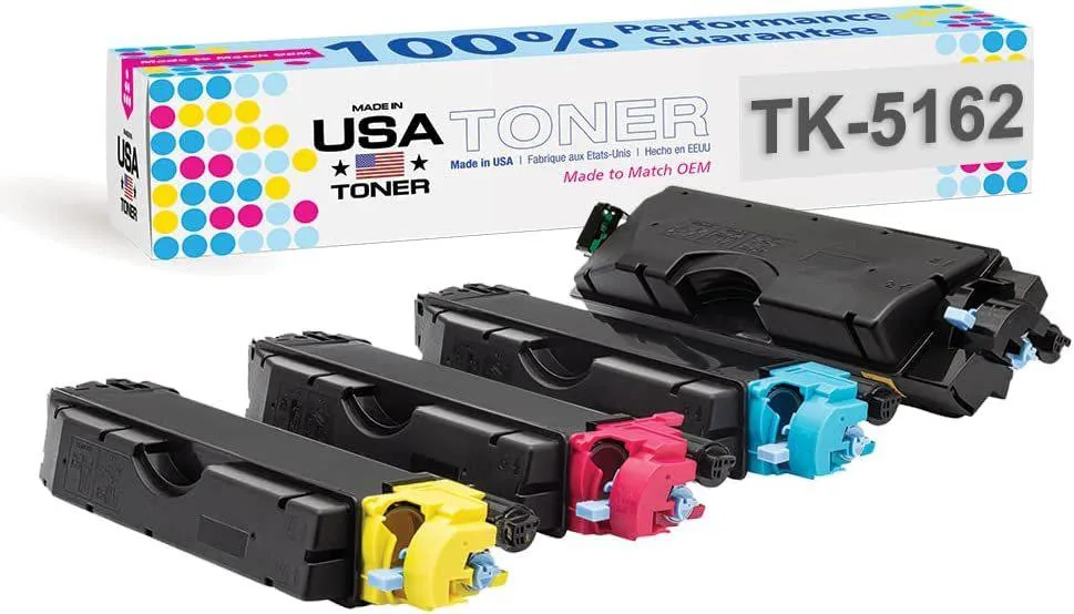 MADE IN USA TONER MADE IN USA TONER TK-5162 CMYK 4 Pack Toner Cartridges — product photo