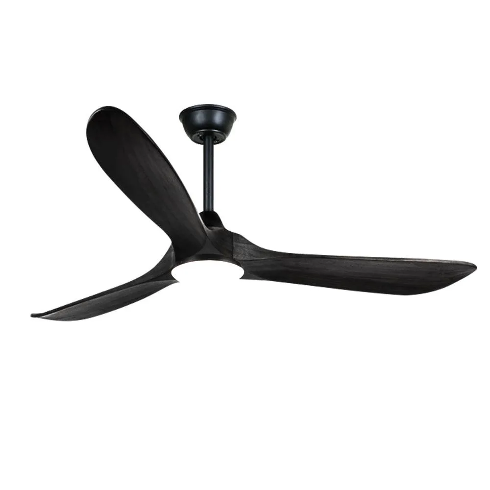 SHREEFINDEE SHREEFINDEE 301L 52in Ceiling Fan 3 Blade Walnut Black — product photo