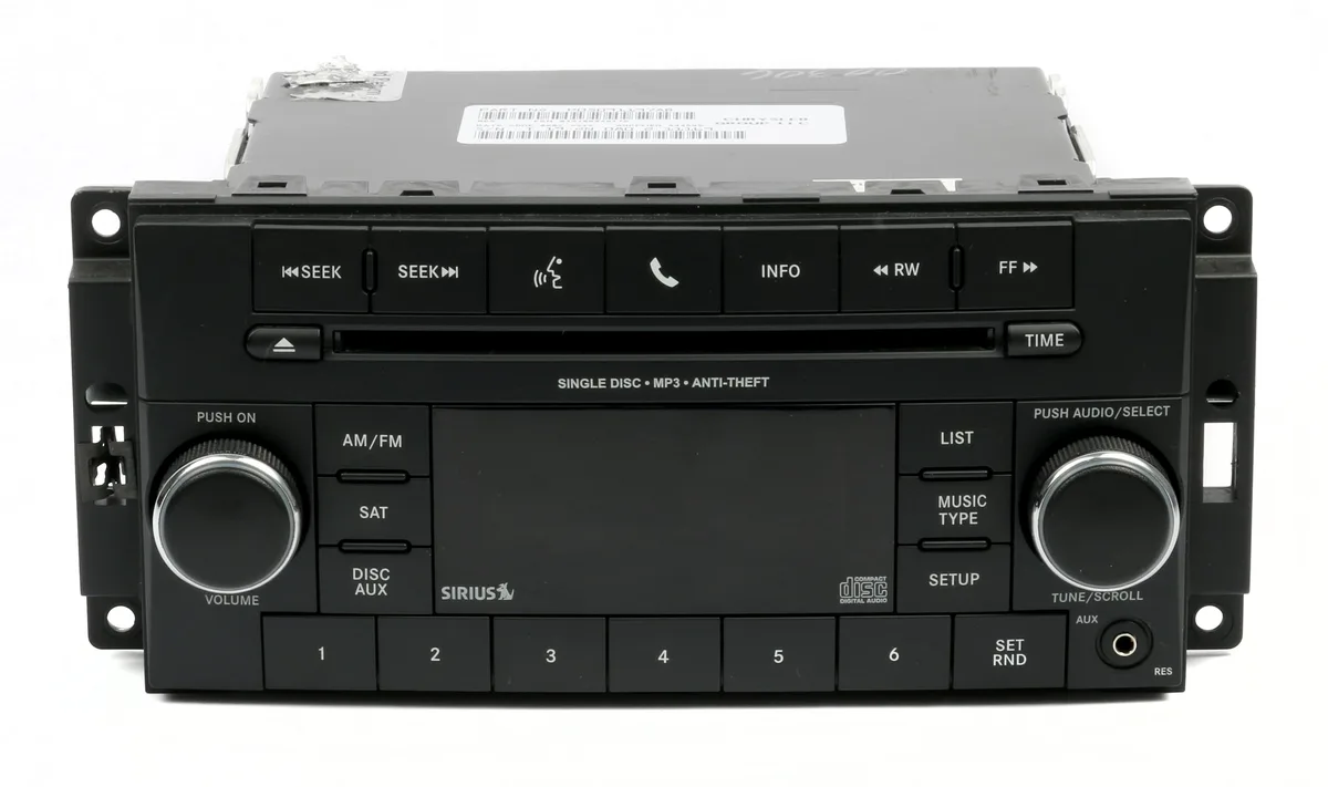 1 Factory Radio 1 Factory Radio P05091197AB RES Receiver AM FM CD AUX 2013-2017 — product photo