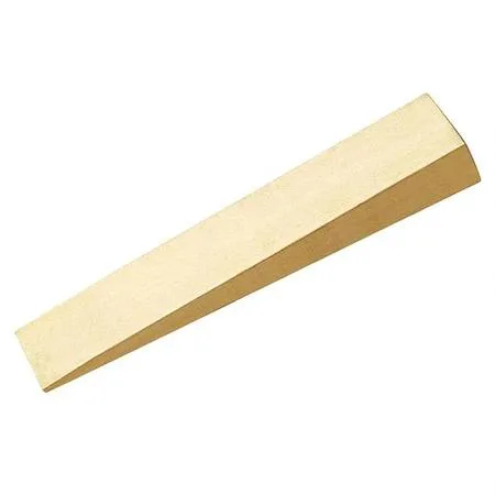 Transparent non-spark flange wedge trap, tapered shape, smooth finish