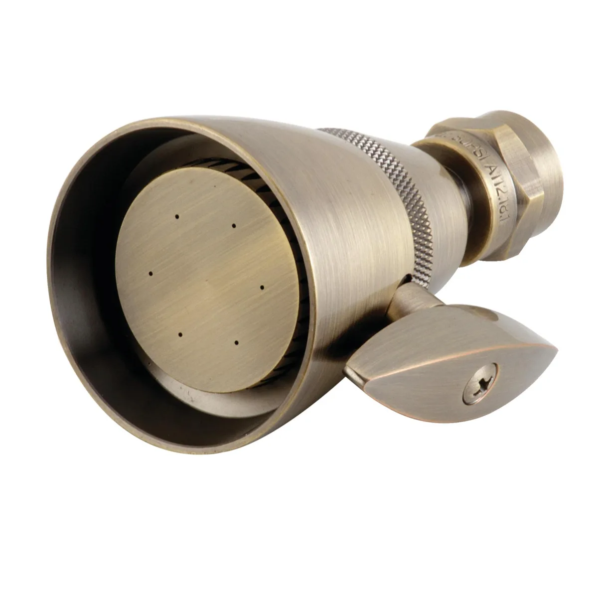 KINGSTON BRASS KINGSTON BRASS K132A3 2.25" Adjustable Shower Head Antique Brass — product photo