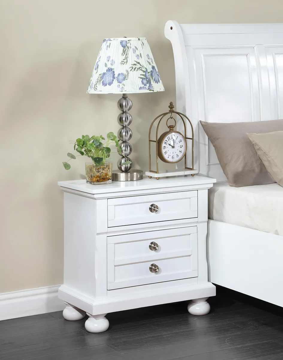 tuphen tuphen Meade G8975-N Nightstand White 28H 26W 19D — product photo