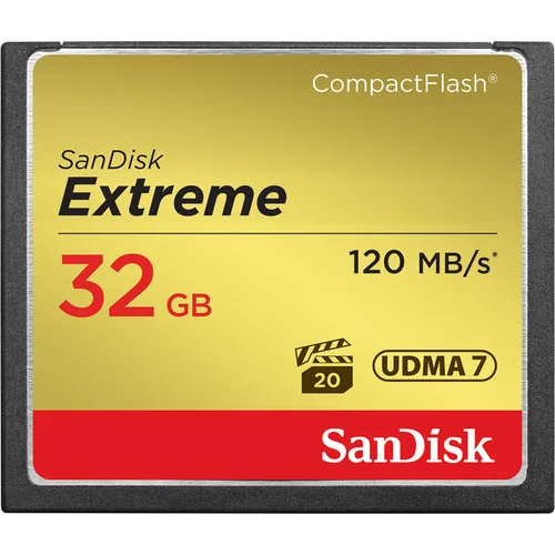 SanDisk SanDisk Extreme 32GB CompactFlash CFXSB-032G-G46 memory card — product photo