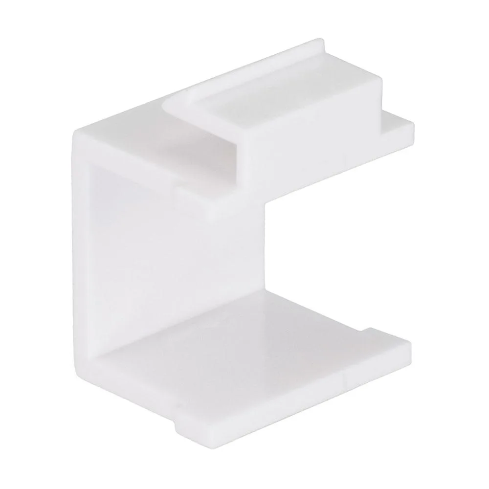 NavePoint NavePoint Heavy-Duty Blank Keystone Insert White 50-Pack — product photo