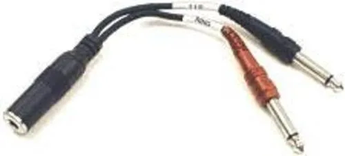 Hosa Technology Hosa Technology YPP136 adapter stereo 1/4" female to two mono 1/4" male — product photo