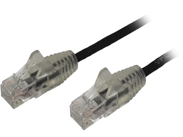 STARTECH STARTECH N6PAT6INBKS network ethernet cable Cat6 6 in black slim snagless 28 AWG — product photo