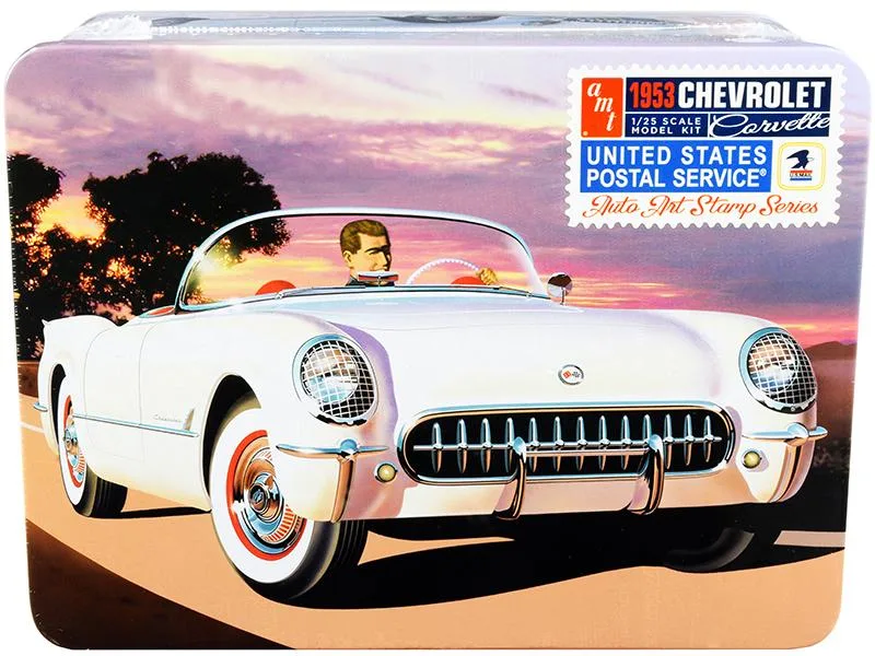 AMT AMT 1953 Chevrolet Corvette USPS 1/25 Scale Model Kit — product photo