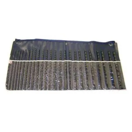 Black oxide extra-long drill bits in indexed case