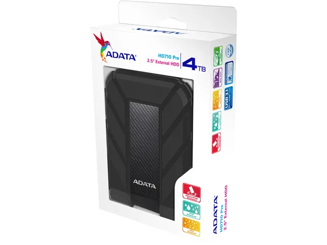ADATA ADATA HD710P AHD710P-4TU31-CBK 4TB portable hard drive — product photo