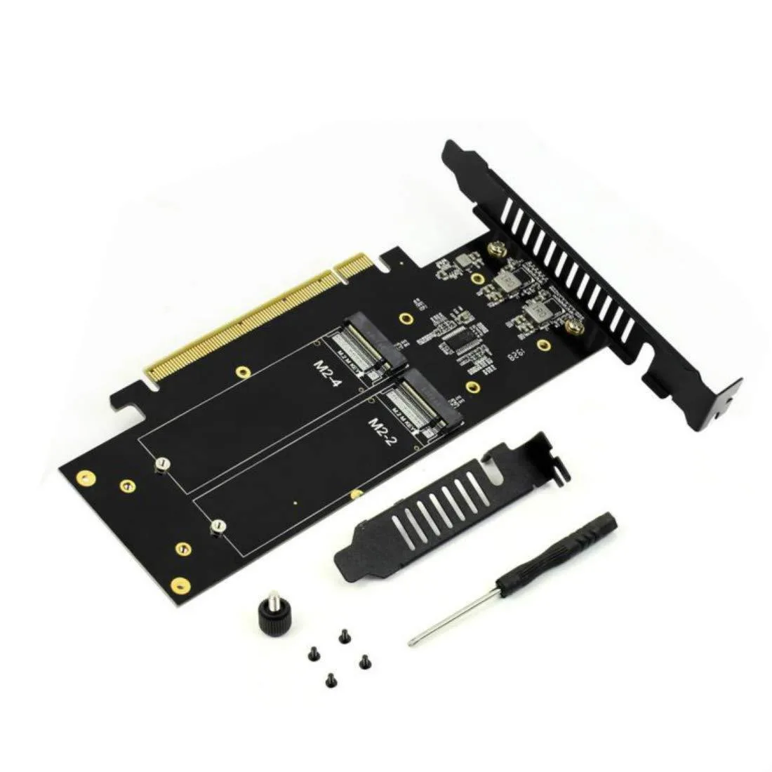 Vszerda Vszerda iHyper M2 X16 PCIe 4.0 4x NVMe Card with Aluminium Heatsink — product photo