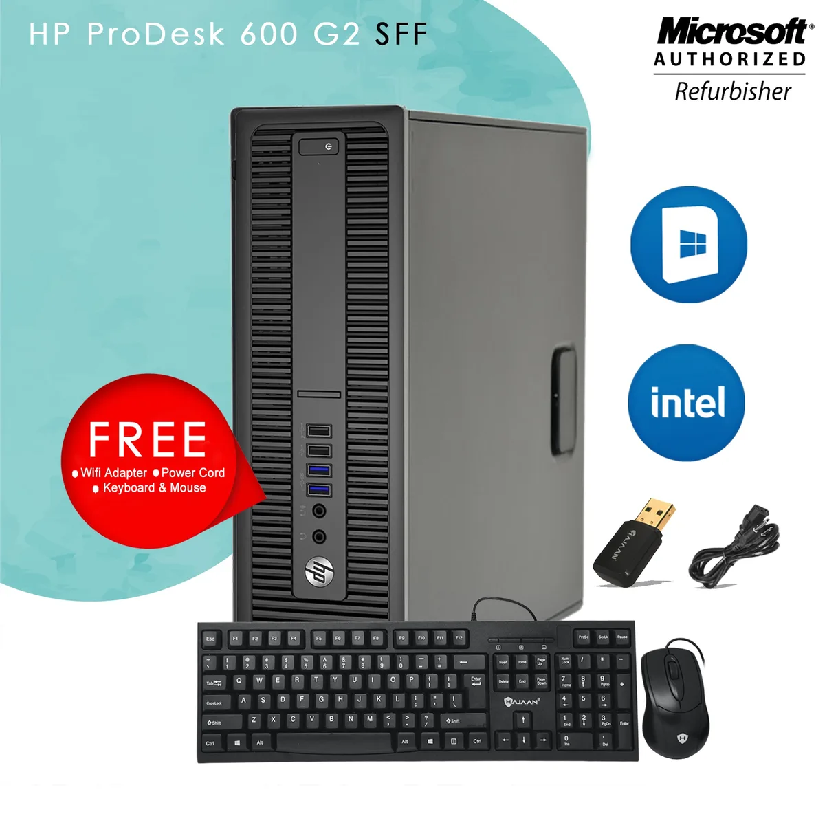 HP HP ProDesk 600 G2 SFF i7-6700 16GB DDR4 512GB SSD Windows 10 Pro — product photo