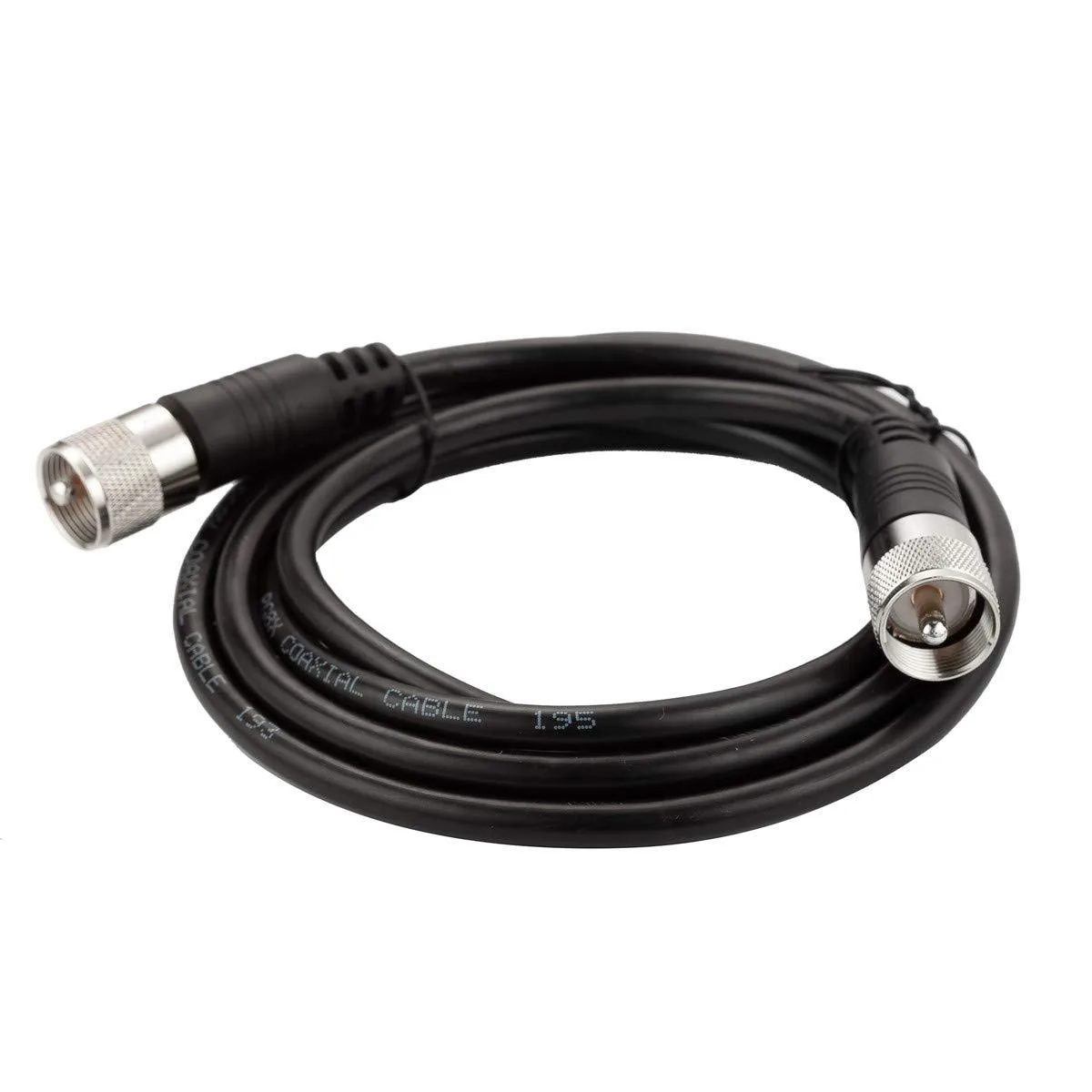 PISKEKAT PISKEKAT RG8X Coaxial Cable PL259 CB Coax Cable 10ft UHF Male to Male 50 Ohm HAM Radio Antenna — product photo