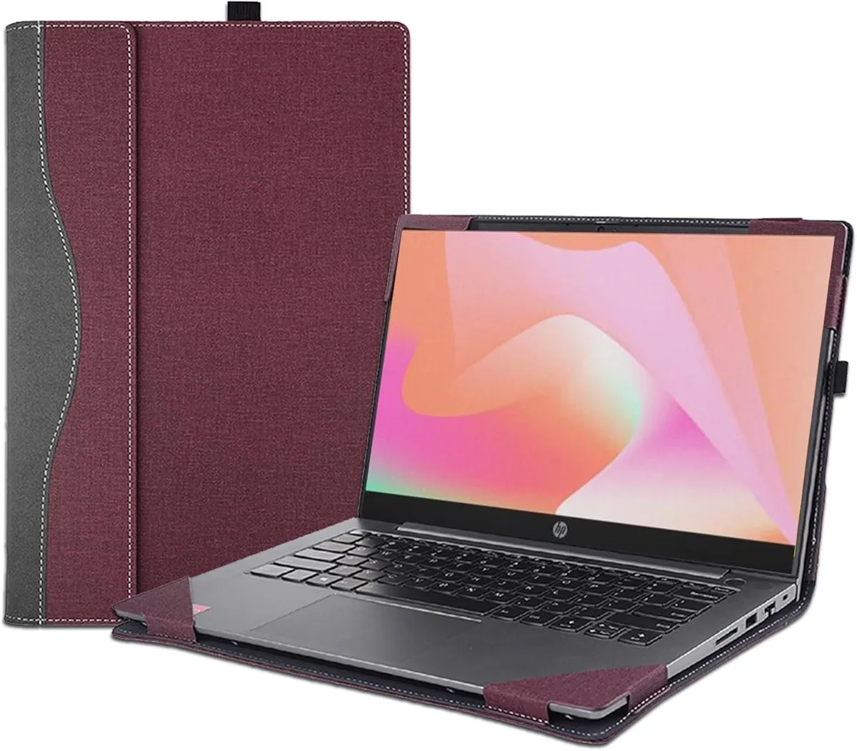 BONAEVER BONAEVER Hard Case Coffee 14 inch HP Pavilion — product photo