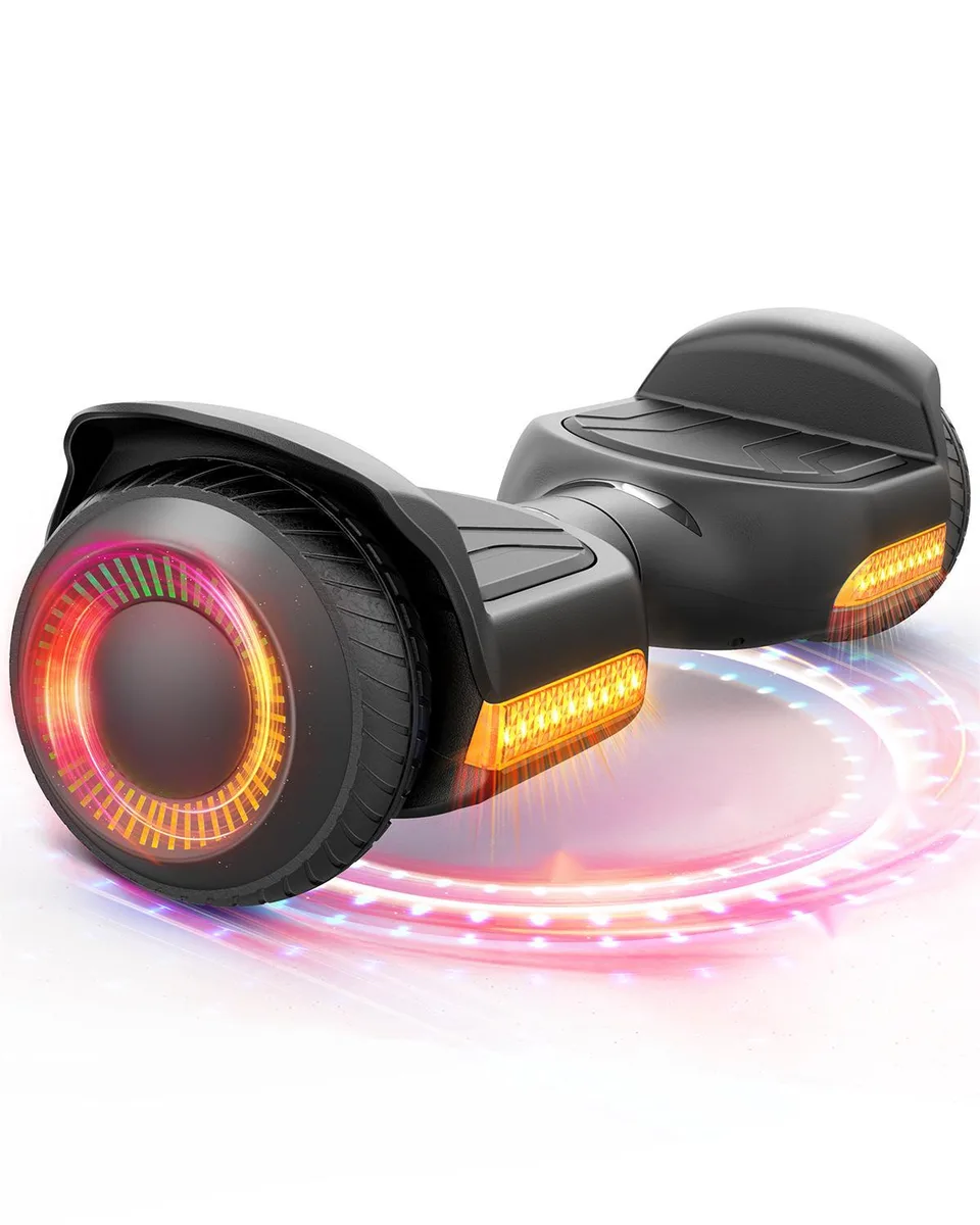 GYROOR GYROOR G13-Black 6.5 in All-Terrain Hoverboard 7.75 mph 176 lb — product photo