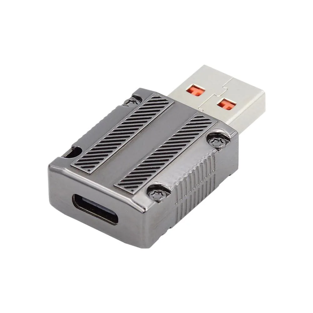 Vszerda Vszerda UC-067-SL-XY USB-C 3.1 Female to USB-A 3.0 Male 10Gbps 120W Alloy Adapter — product photo