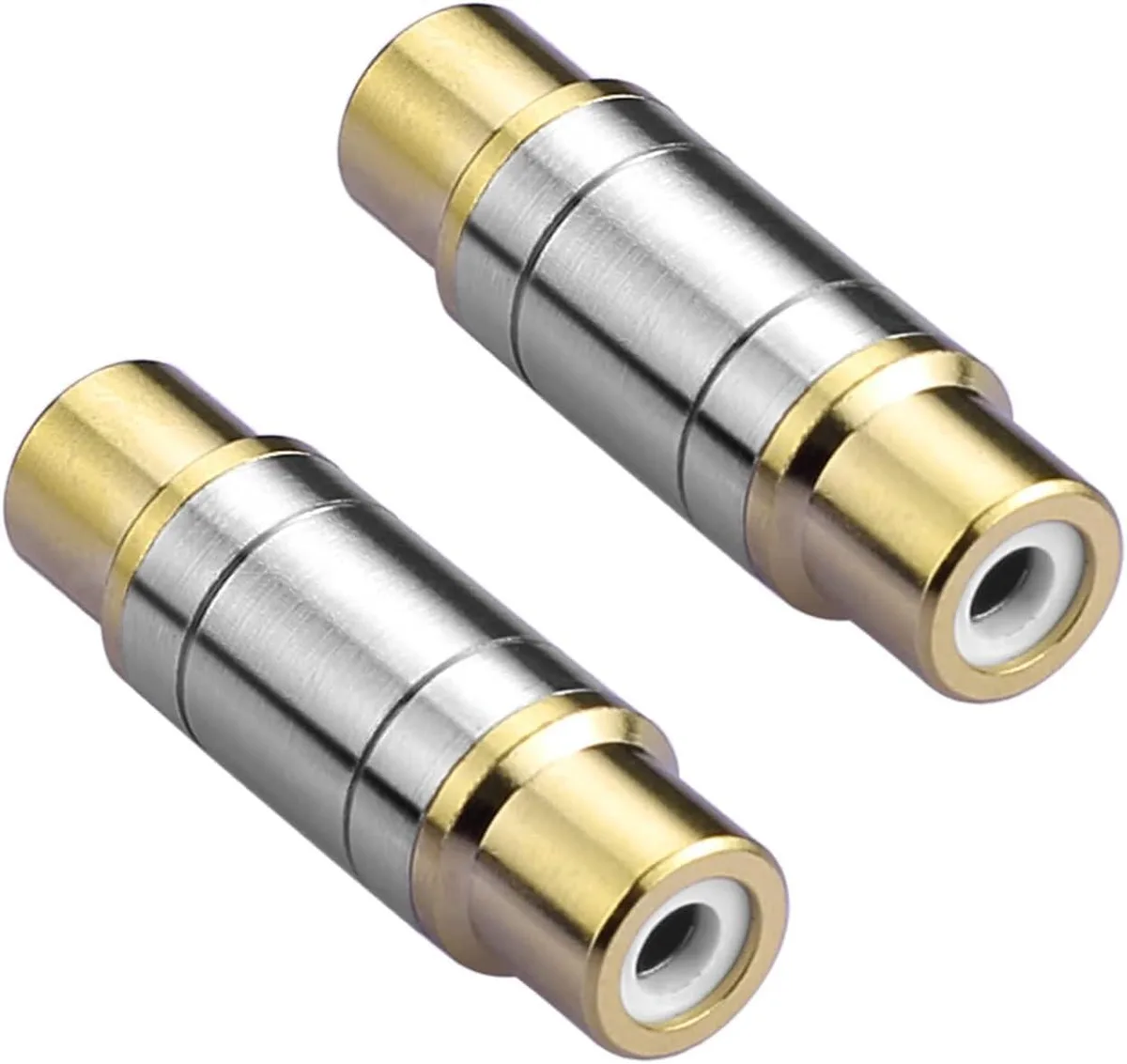 Boxwave Boxwave 2Pcs RCA Female to Female Coupler Gold Plated Audio Adapter — product photo