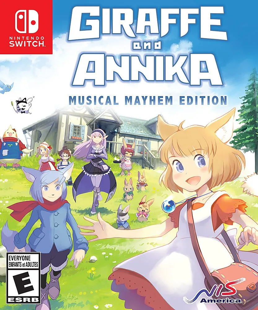 KOEI TECMO AMERICA CORP. KOEI TECMO AMERICA CORP. Giraffe and Annika Musical Mayhem Edition nintendo switch video game — product photo