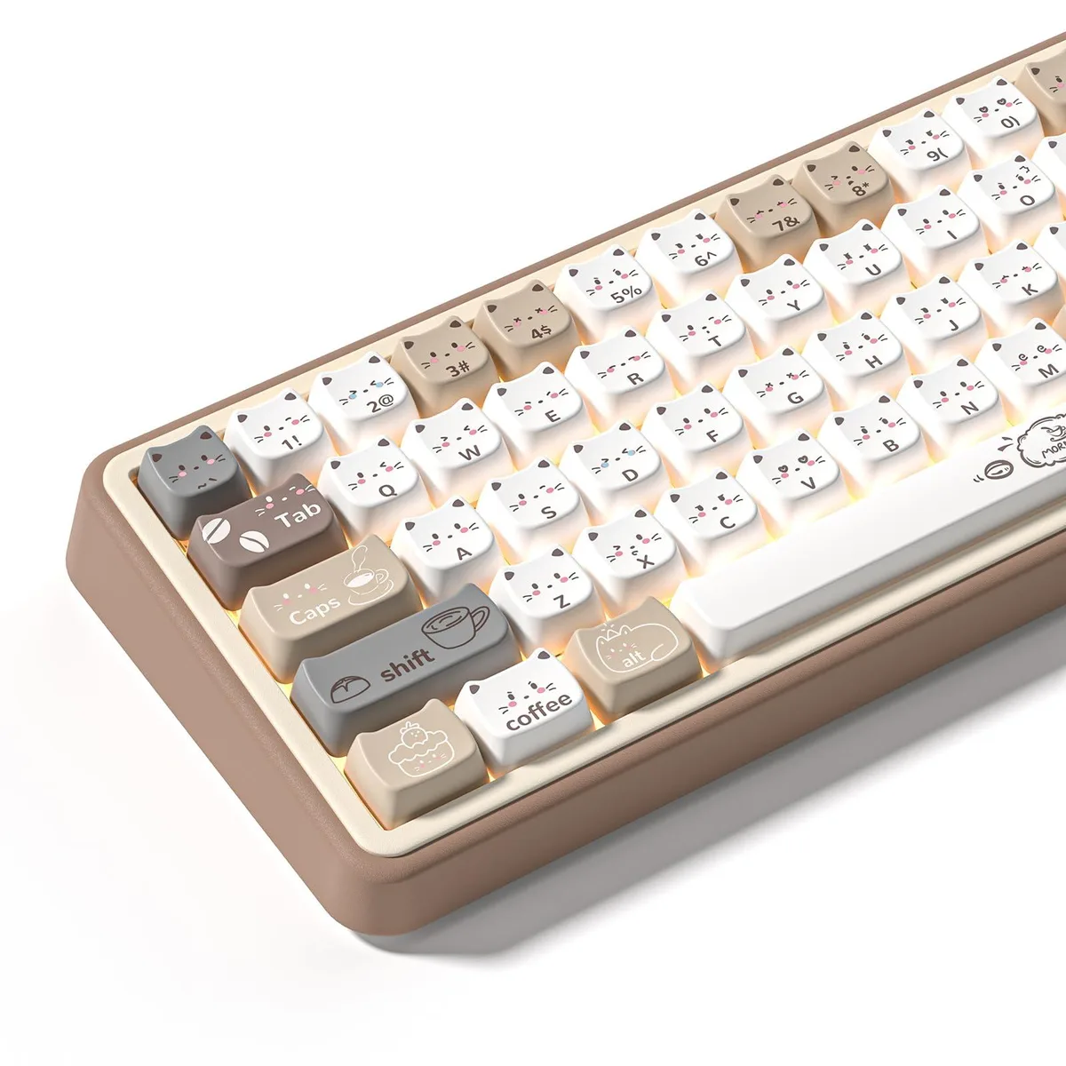 Womier Womier Keymatic Meow Meow Squad Cat Keycaps 129 Keys PBT MOA Profile — product photo