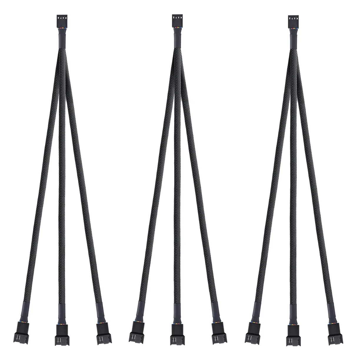 CAFELE CAFELE 3-Pack PWM Fan Splitter Cable 10.5 inch — product photo