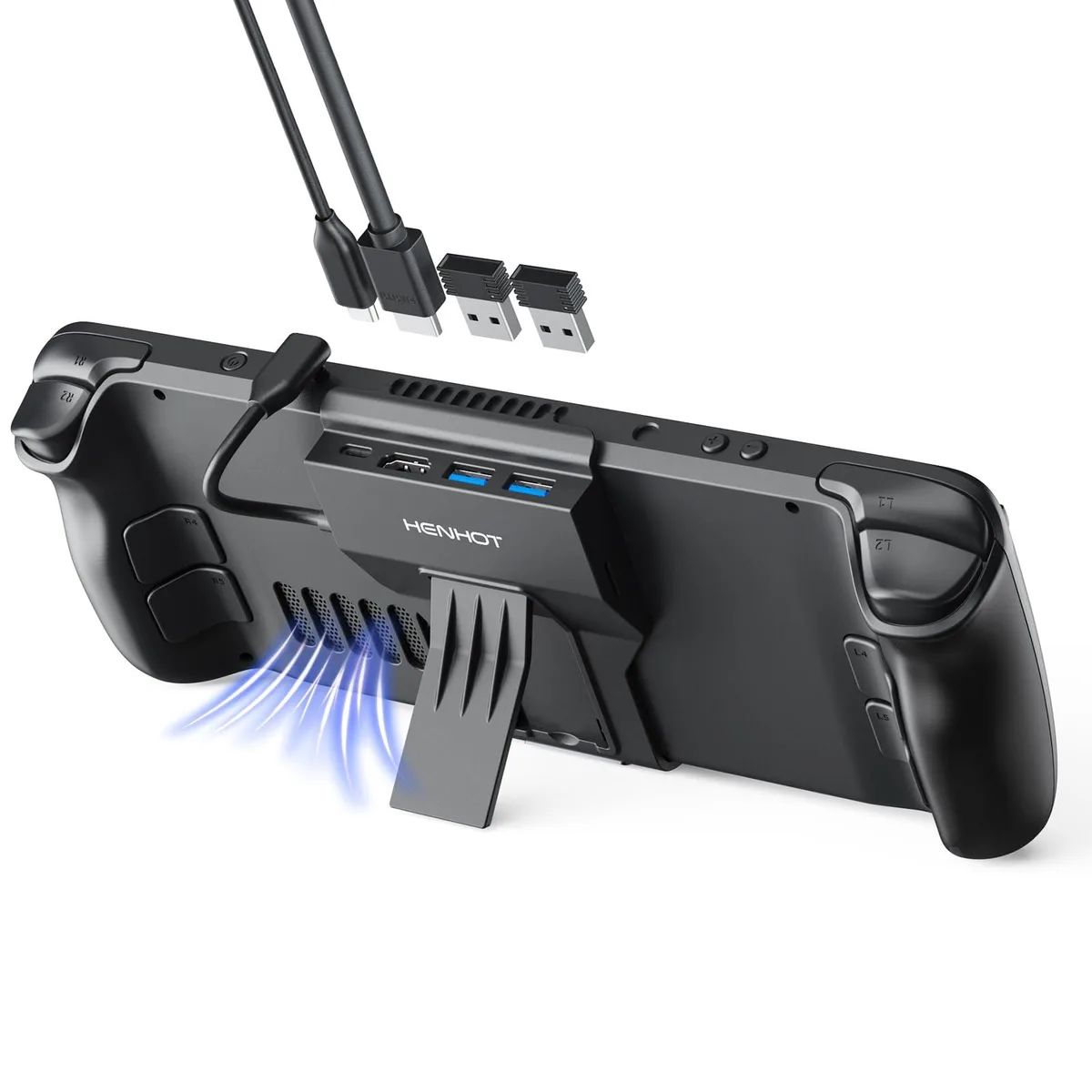 Belkin Steam Deck Dock 4K 60Hz HDMI 2.0 Dual USB-A 3.0 USB-C 100W PD Foldable Stand — product photo