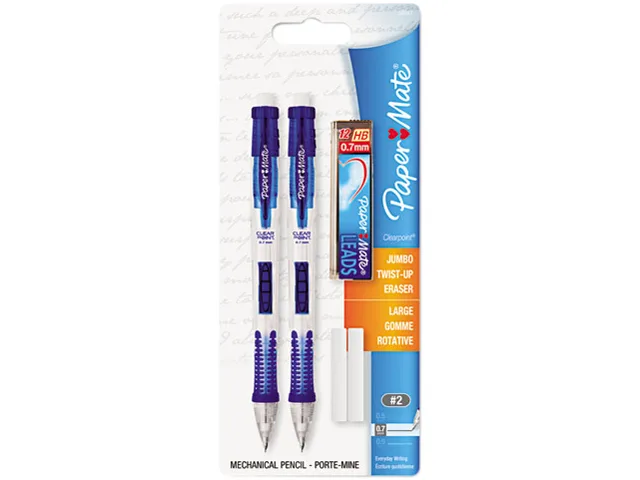 Paper Mate Paper Mate 56047PP Clear Point Mechanical Pencil 0.70 mm 2 Pack — product photo