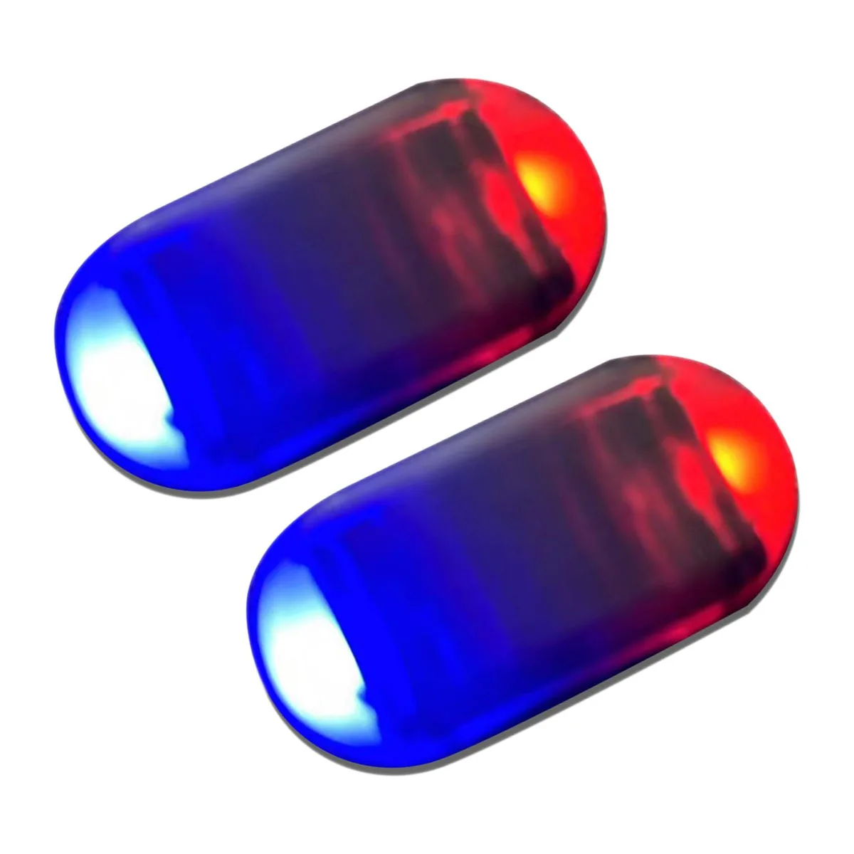  Baldwin Solar LED Emergency Lighting 2-Pack Red Blue — product photo