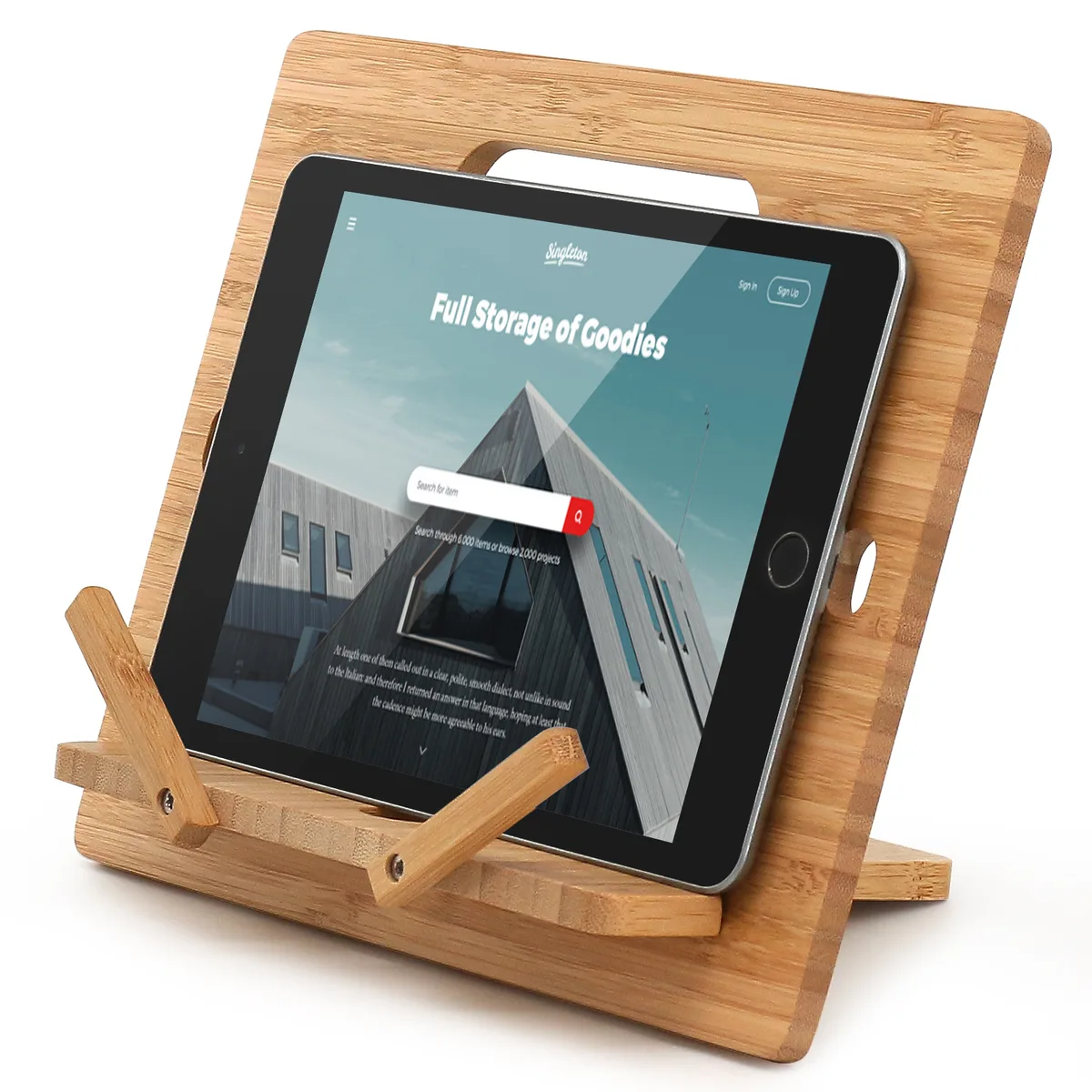 BambuMate BambuMate Bamboo Phone Mount 13 inch — product photo