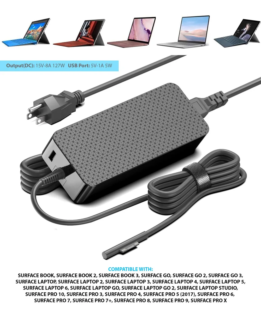 GreenTechLLC GreenTechLLC US7-00001 127W AC Adapter for Microsoft Surface — product photo