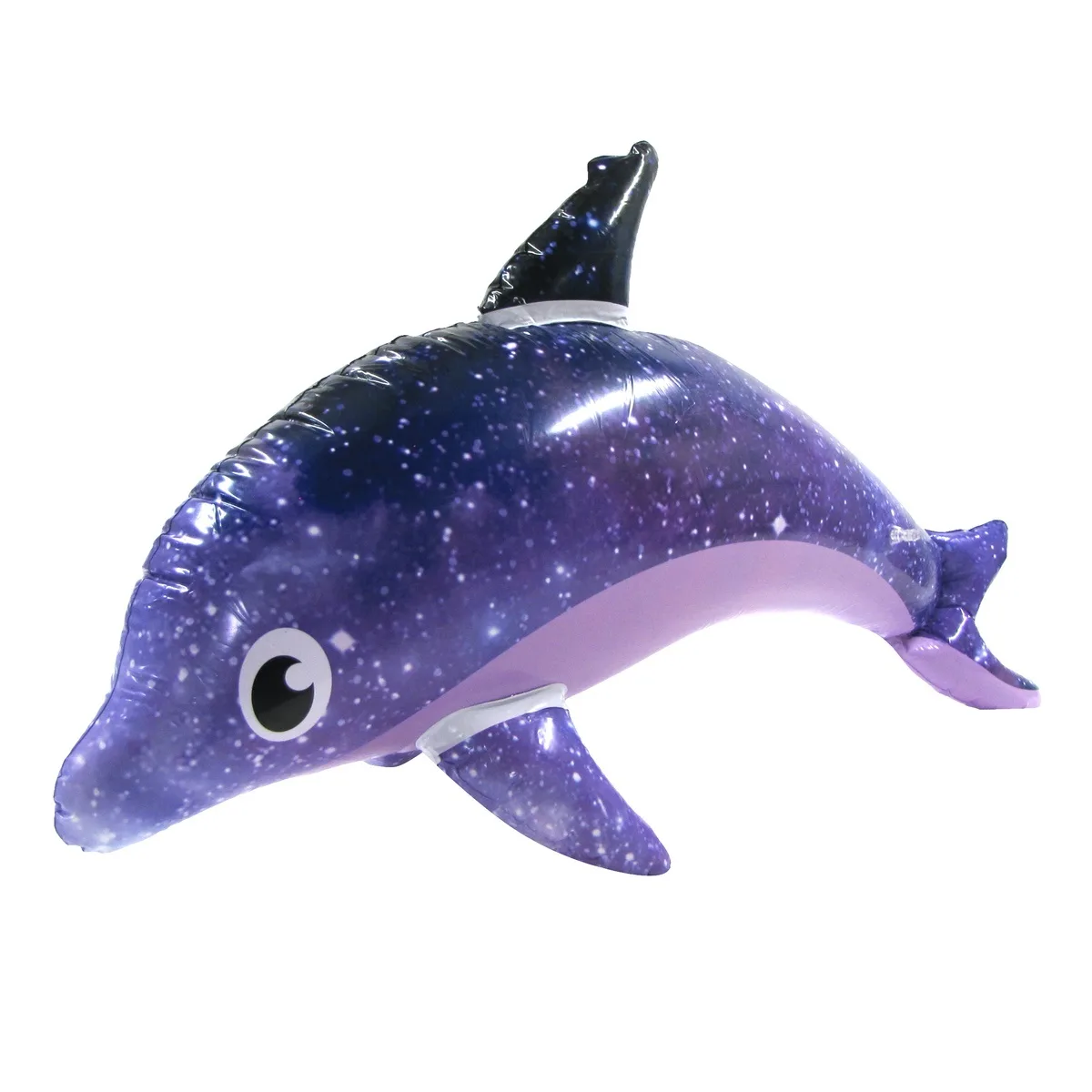 TreasureGurus, LLC TreasureGurus, LLC Inflatable Galaxy Dolphin Pool Float Purple 32 — product photo