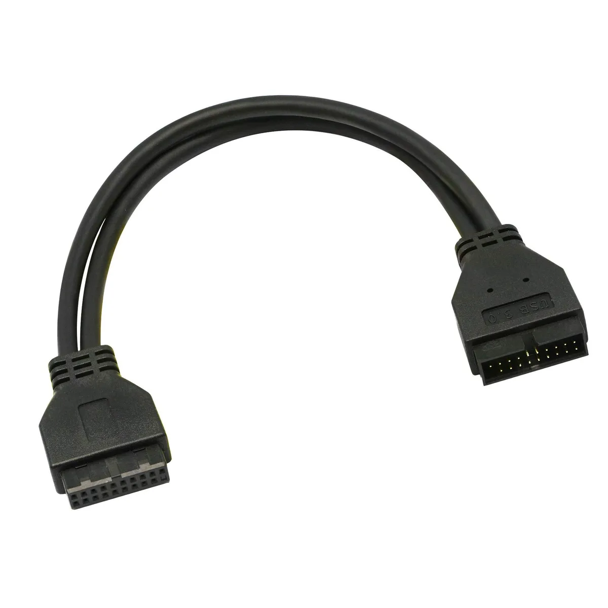 BUCIER BUCIER USB 3.0 20-Pin Header Extension Cable FENGQLONG Male to Female 25cm — product photo