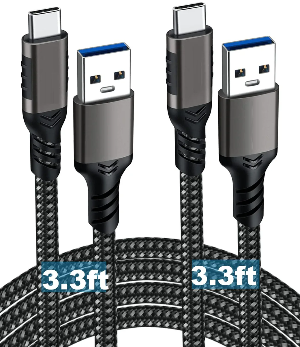 AUTYUE AUTYUE USB A to USB C Cable 2 Pack 3.3ft 10Gbps 60W — product photo