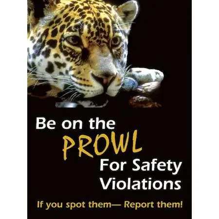 Accuform Signs Accuform Signs SP124513L Safety Poster 17 x 22 in — product photo