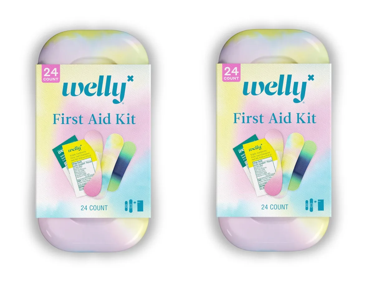  Welly WLY1054.2 First Aid Kit 48 Count Tie Dye 2 Pack — product photo