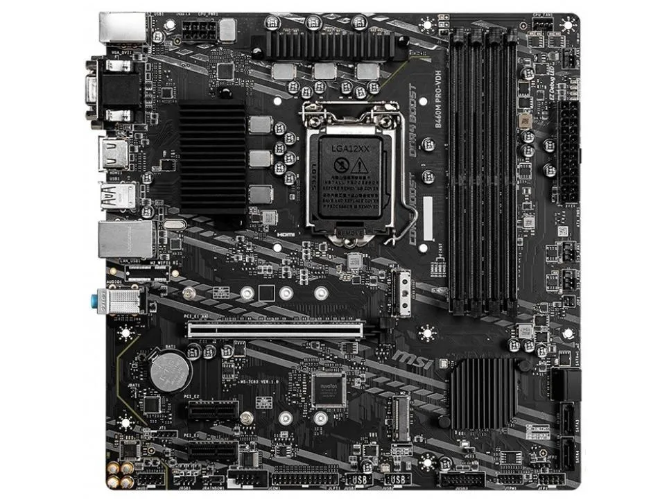 MSI MSI B460M PRO-VDH Intel motherboard LGA 1200 DDR4 128GB Micro ATX — product photo