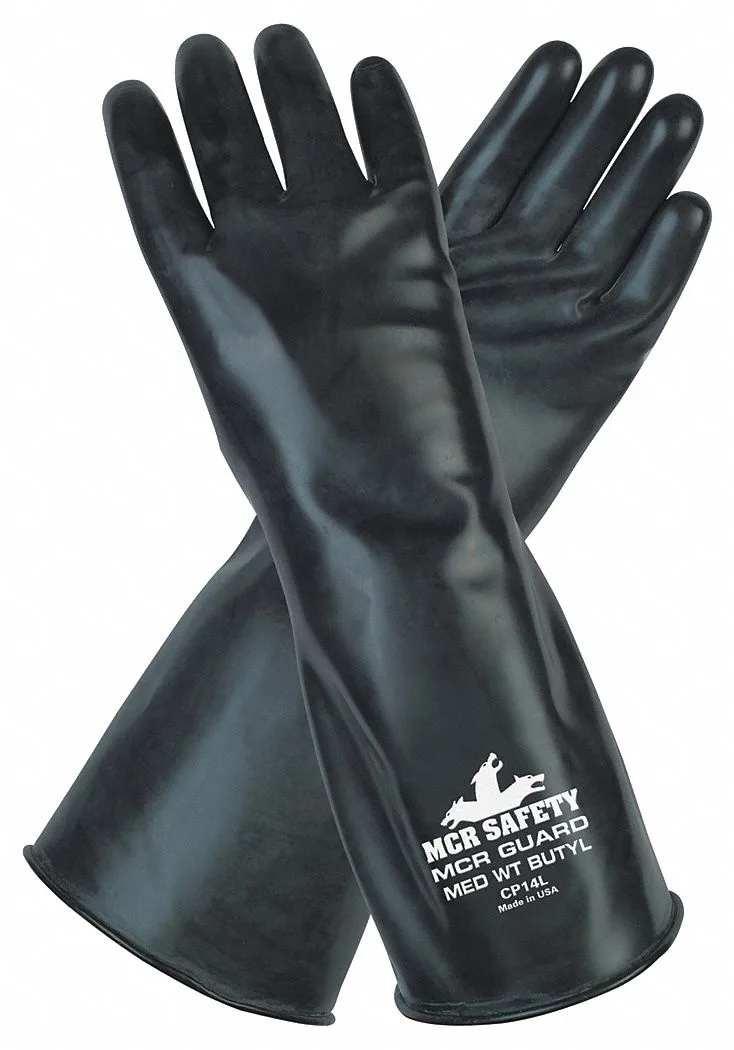 MCR Safety MCR Safety Chemical Resistant Gloves Black CP14XL personal protective equipment — product photo