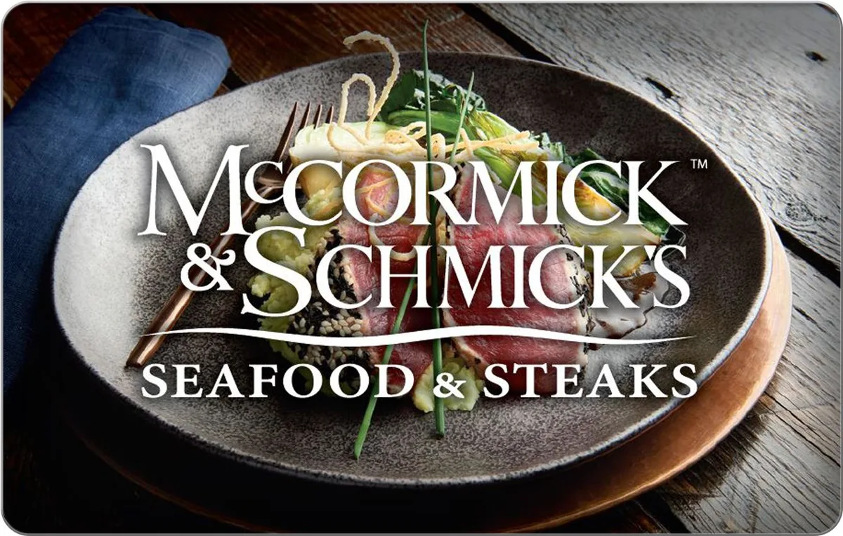 McCormick &amp; Schmick's McCormick &amp; Schmick's MS-100 $100 Restaurant Gift Card — product photo