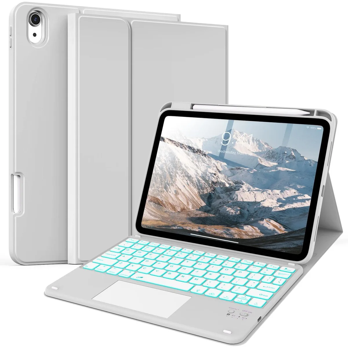 Batianda Batianda iPad 11/10th Gen Keyboard Case 2025/2022 11/10.9 inch 2 in 1 accessory — product photo