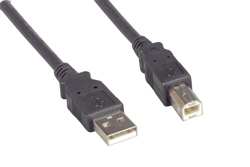 Cable Leader Cable Leader USB A-M/B-M cable 15 ft black 480 Mbps — product photo