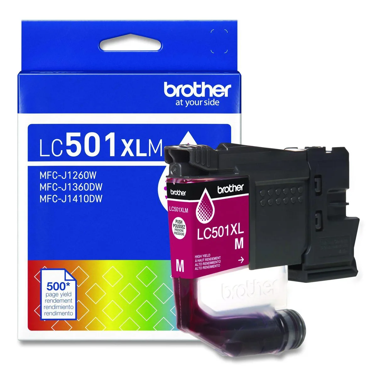 Brother Brother LC501XLM High Yield Magenta Ink Cartridge — product photo