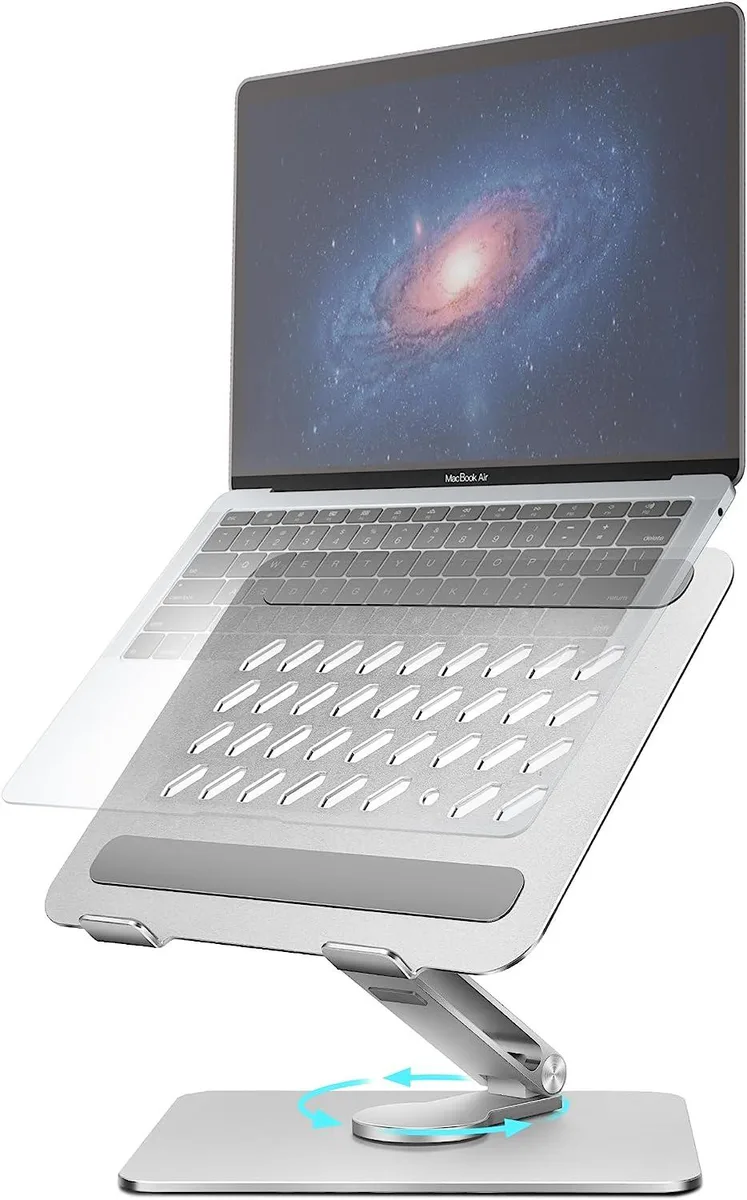 AUBEAMTO AUBEAMTO H10 360° Rotating Silver Laptop Stand 10-17.3 — product photo