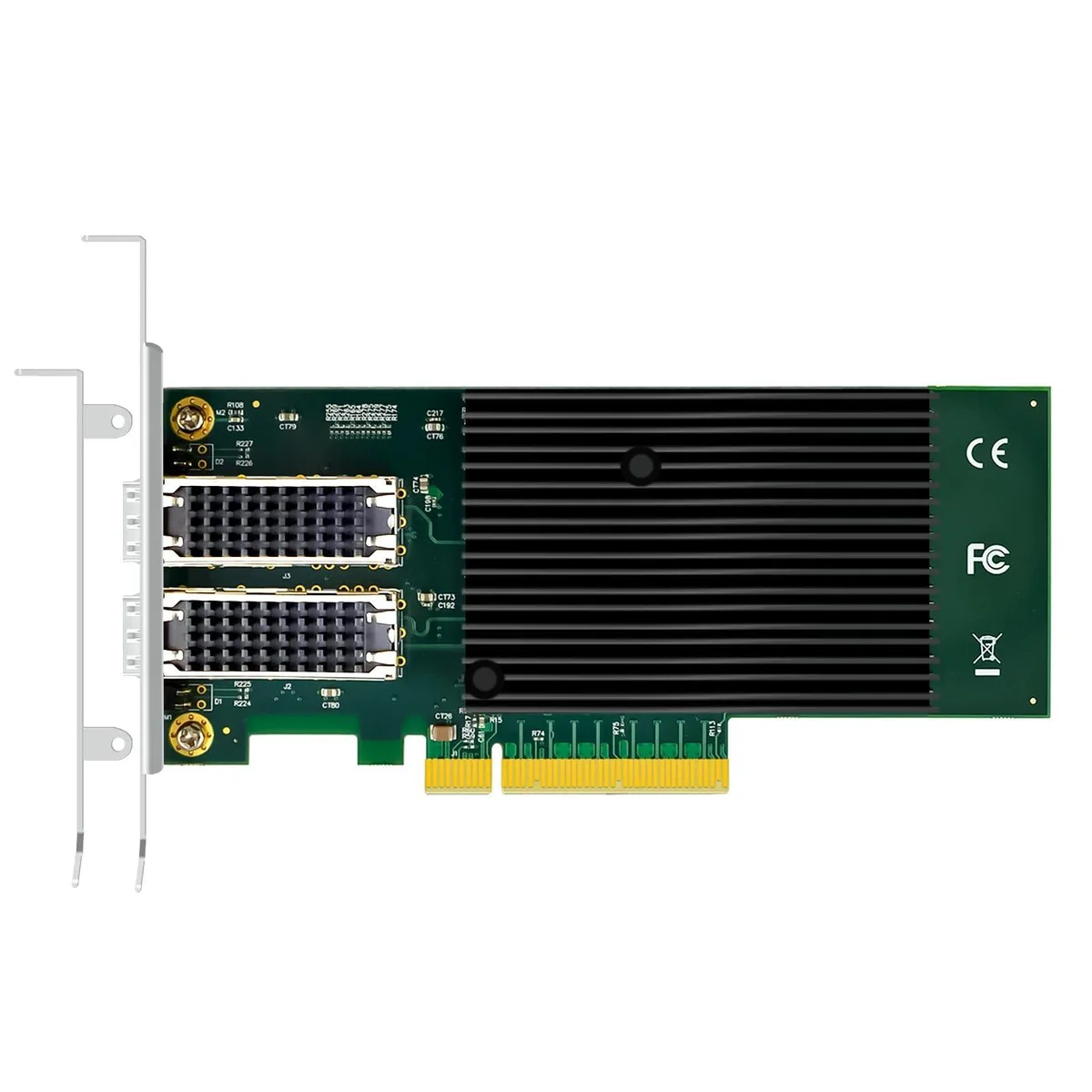 C&N C&N ST7218 2-port 10G SFP+ network card Intel X710 PCIe 3.0 x8 — product photo