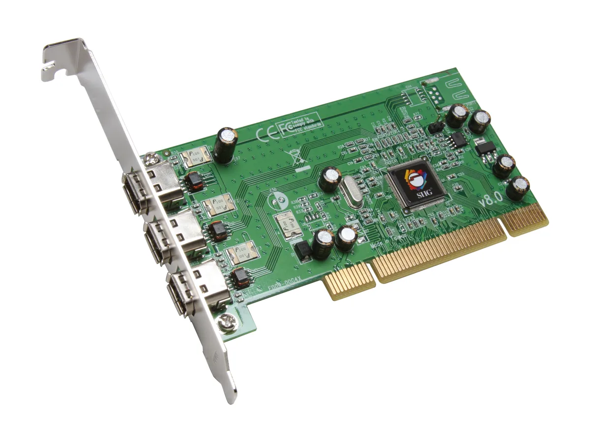 SIIG, Inc SIIG, Inc NN-400012-S8 3-port 1394A PCI expansion card — product photo