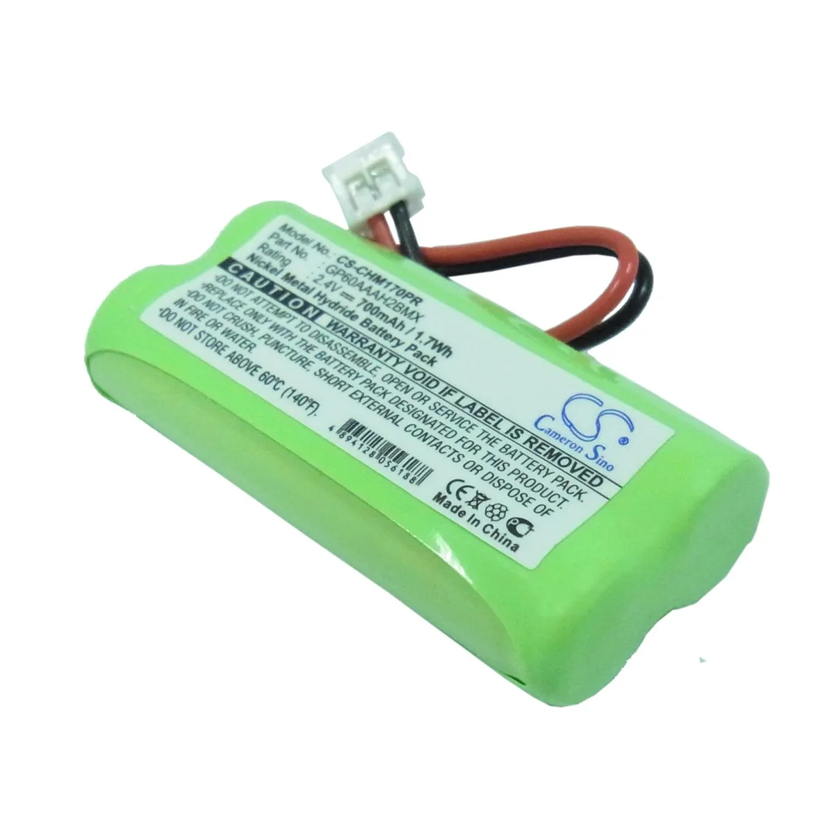 Cameron & Co Cameron & Co DS-CS-CHM170PR Ni-MH 2.4V 700mAh Green — product photo