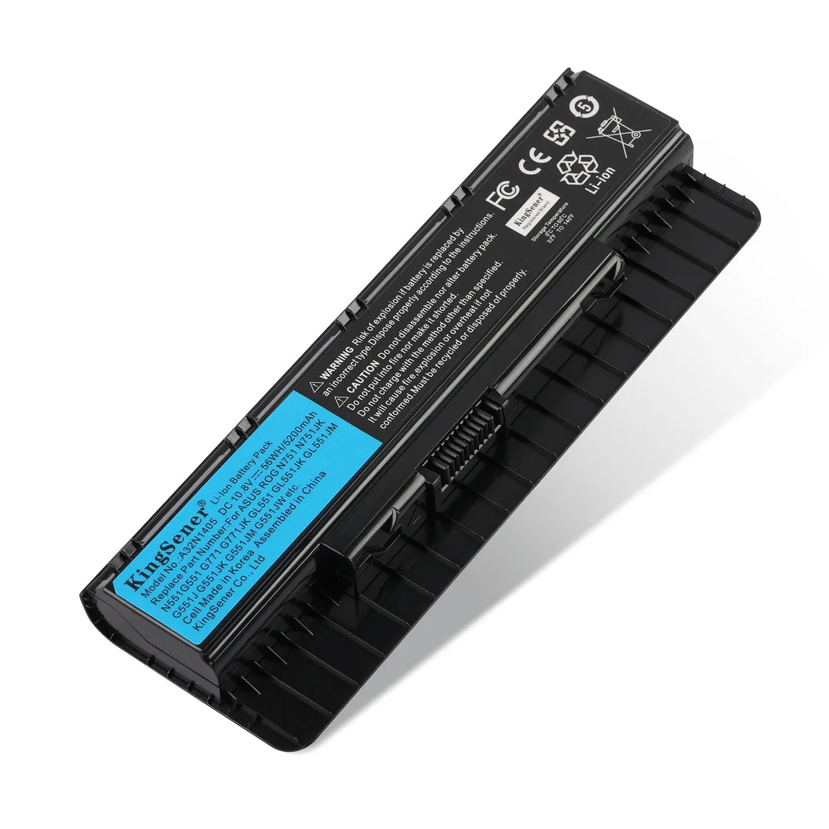 KingSener KingSener A32N1405 10.8V 5200mAh laptop battery — product photo