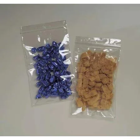 Zoro Select Zoro Select 9PVF3 Reclosable Bag Zip Seal 6x6 in 2 mil Clear 1000 — product photo