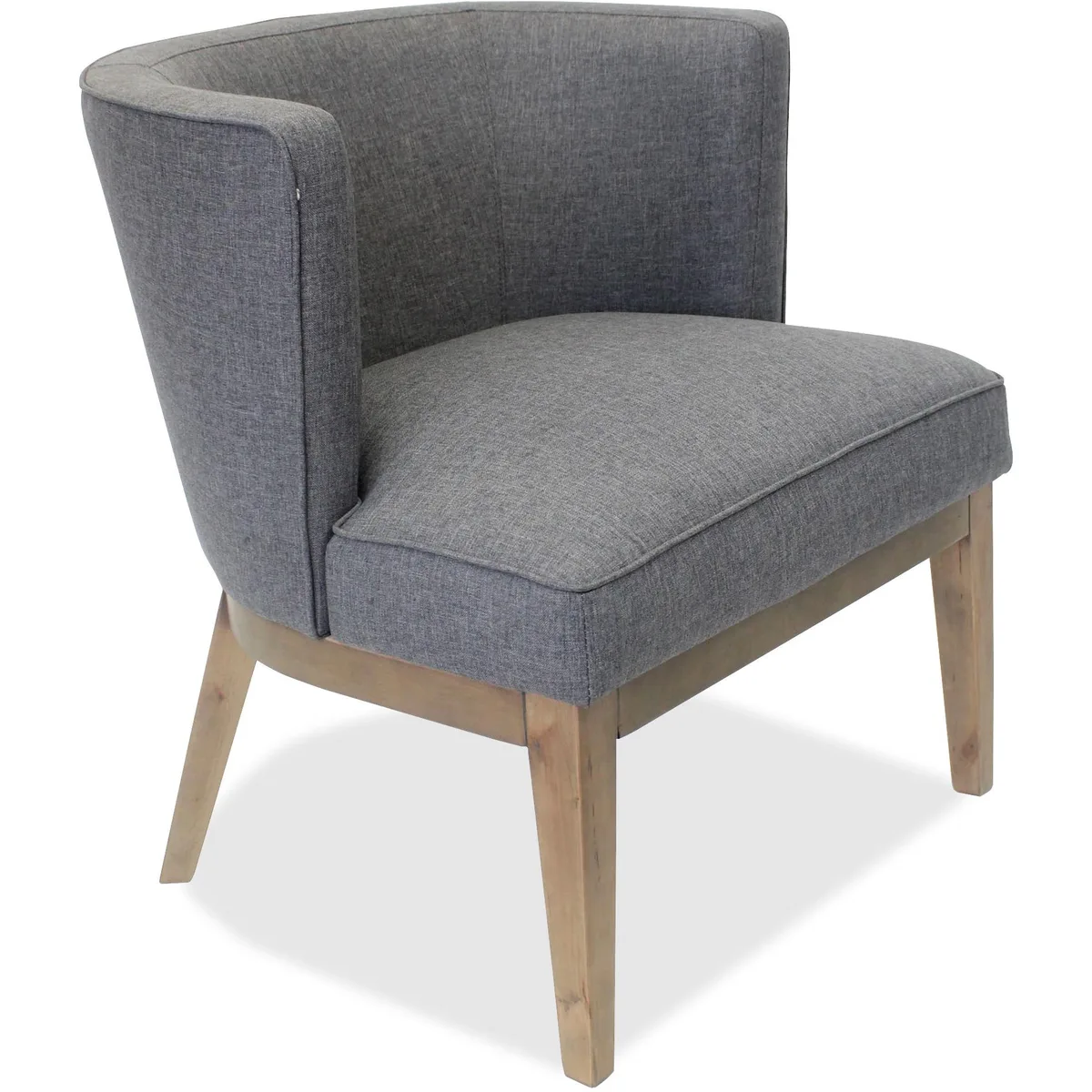 Lorell Lorell 82094 Accent Chair Linen Walnut 250 lb 25-1/2" x 21 — product photo