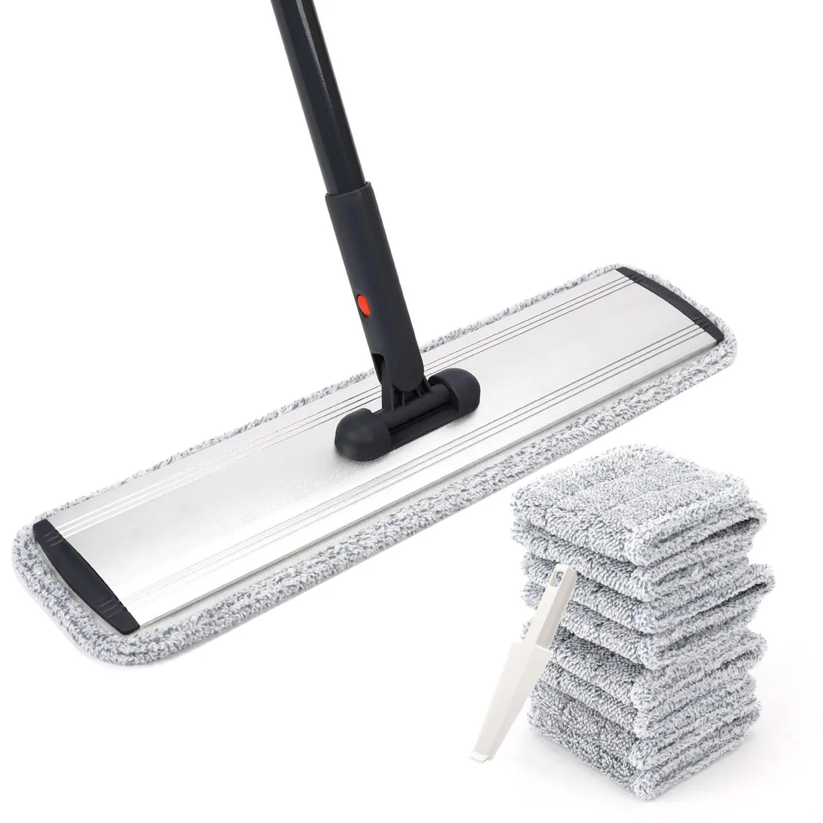  3M Microfiber Mop 18 in with 4 Pads Adjustable 31-54 in — product photo
