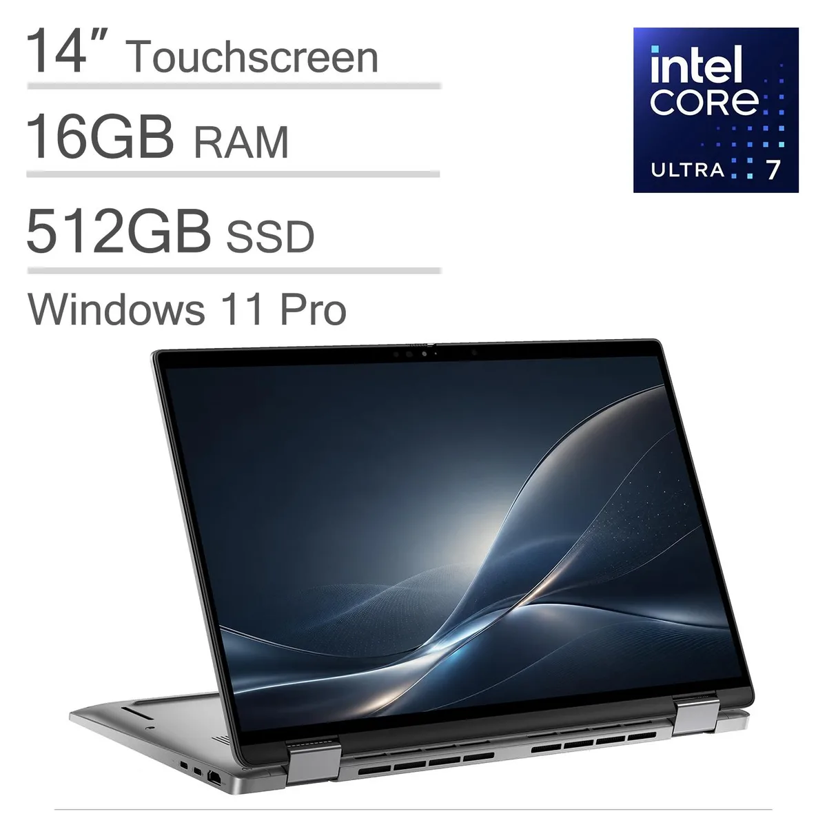 DELL DELL Latitude 7450 2-in-1 laptop 14" Intel Core Ultra 7 165U 16GB 512GB — product photo